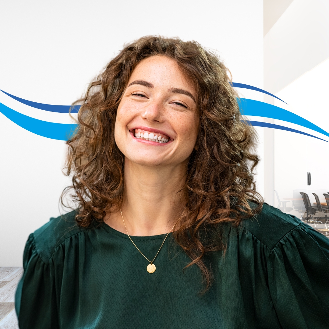 young woman who is smiling